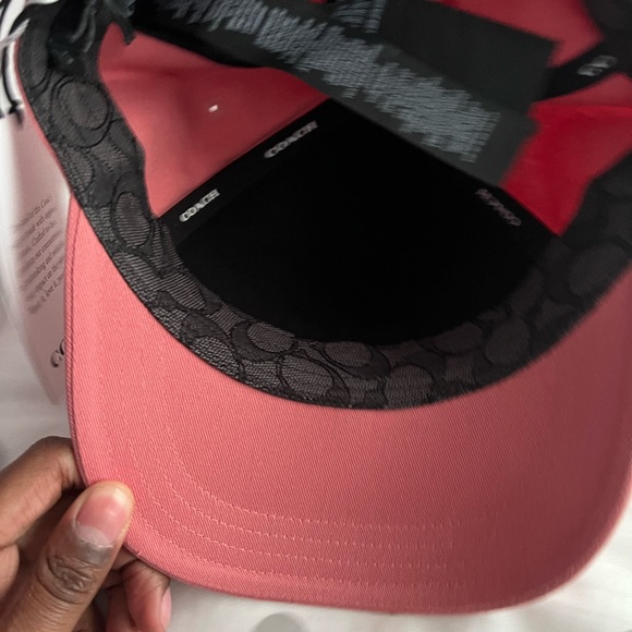 Coach Pink Baseball Cap - Picture 4 of 8